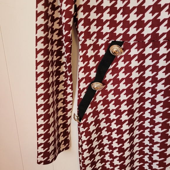 Shein Houndstooth Dress - Picture 2 of 4